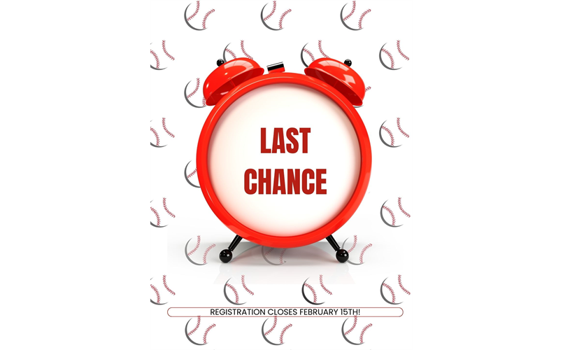 2026 SPRING REGISTRATION CLOSES FEBRUARY 15TH!