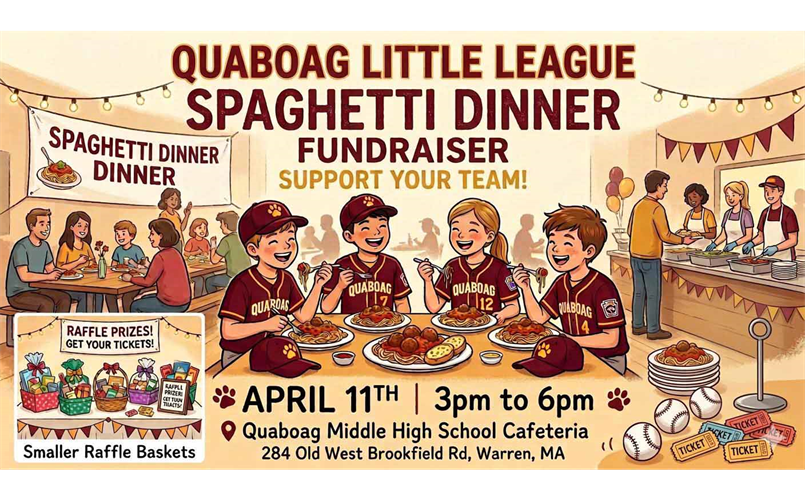 April 11 - Spaghetti Supper Fundraiser!